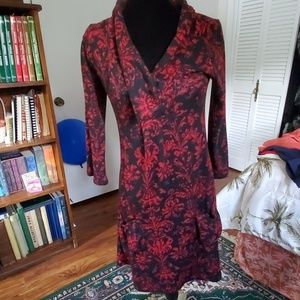 Reborn Dress Size 8 (S) Red & Black
